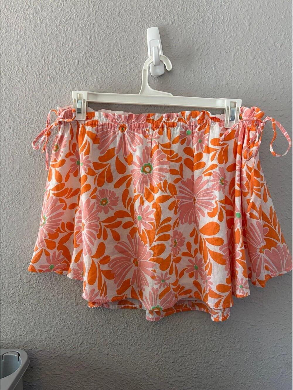 NWT Aerie pink/white floral skirt size XL. $45 retail